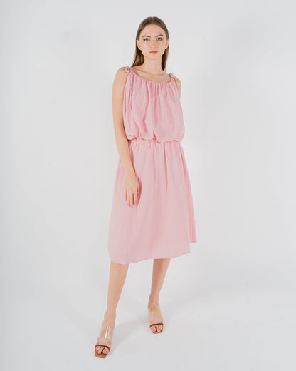 Ella Midi Skirt (Pink)