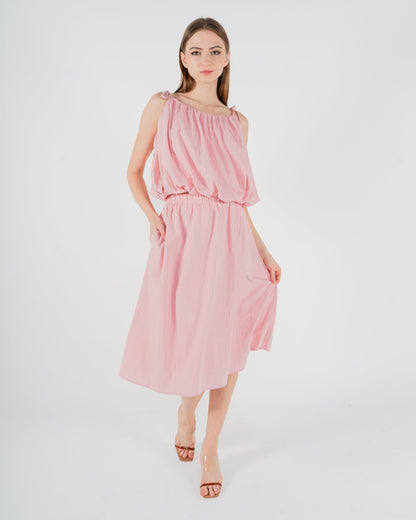 Ella Midi Skirt (Pink)