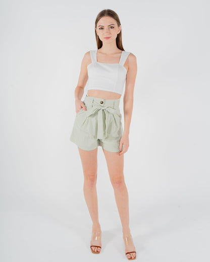 Emma Ribbon Shorts (Green)